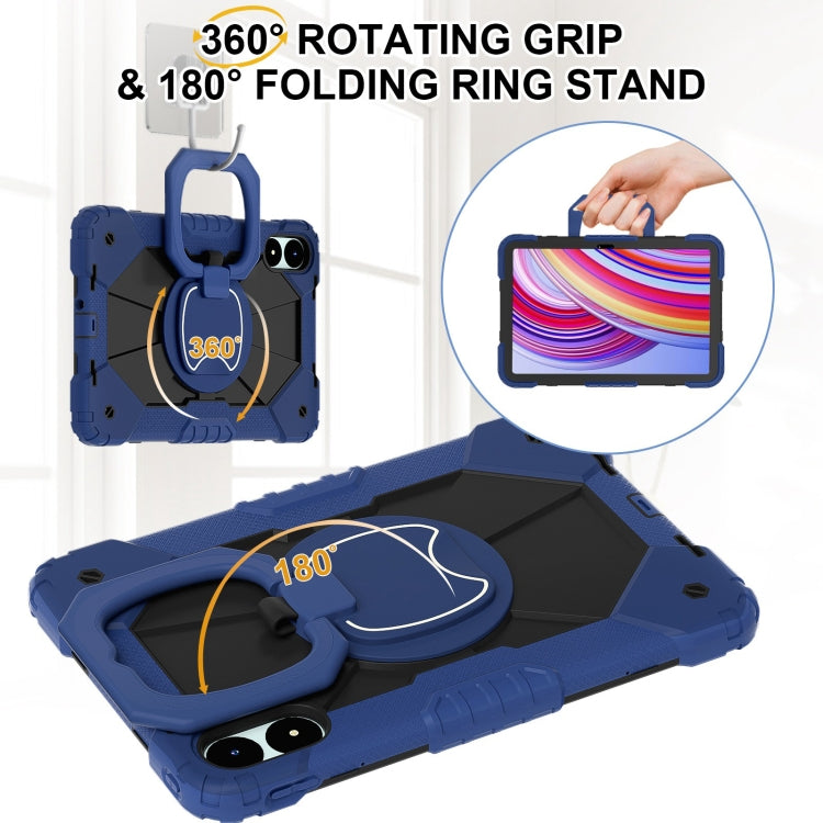 Contrast Color Robot Silicone Hybrid PC Tablet Case