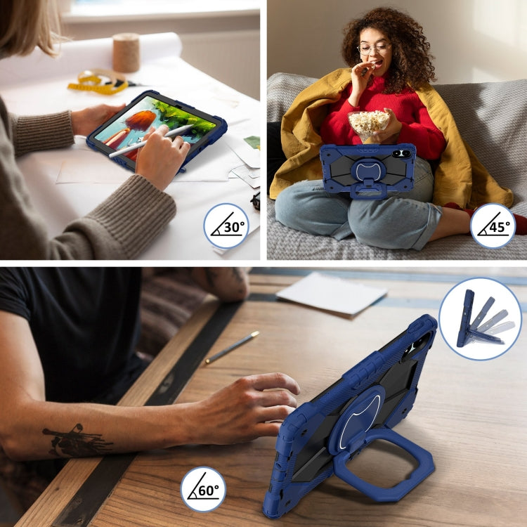 Contrast Color Robot Silicone Hybrid PC Tablet Case