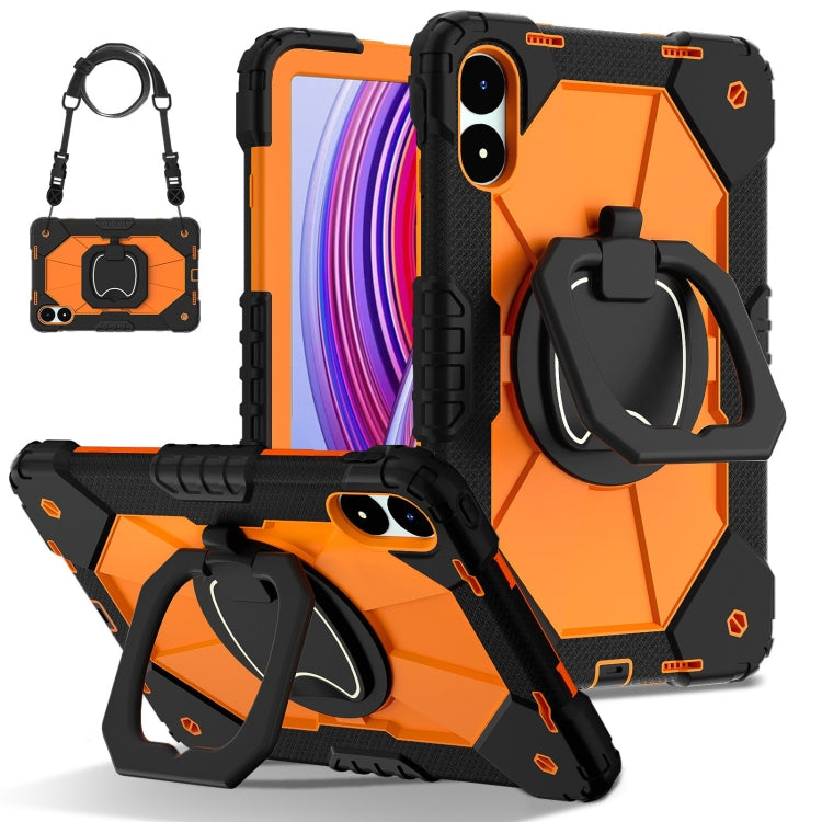 Contrast Color Robot Silicone Hybrid PC Tablet Case, For Xiaomi Redmi Pad Pro 12.1, For Xiaomi Redmi Pad SE 8.7