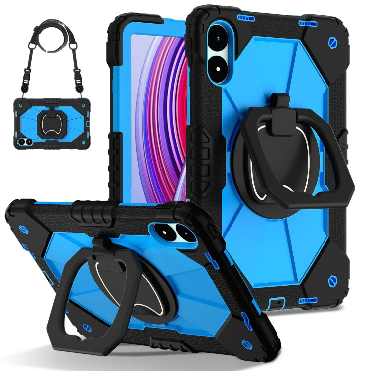 Contrast Color Robot Silicone Hybrid PC Tablet Case, For Xiaomi Redmi Pad Pro 12.1, For Xiaomi Redmi Pad SE 8.7