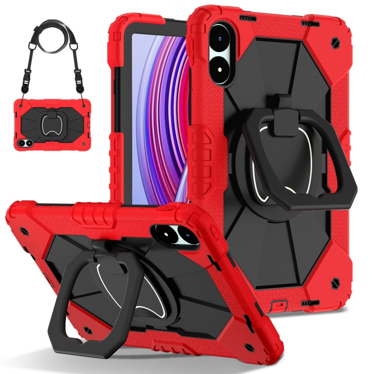 Contrast Color Robot Silicone Hybrid PC Tablet Case