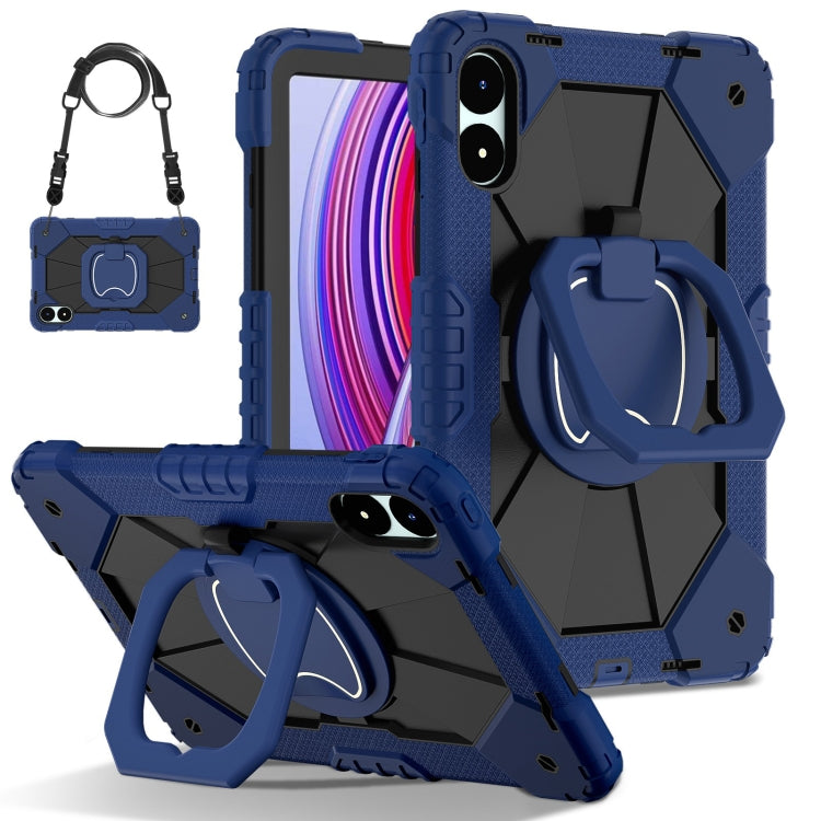 Contrast Color Robot Silicone Hybrid PC Tablet Case