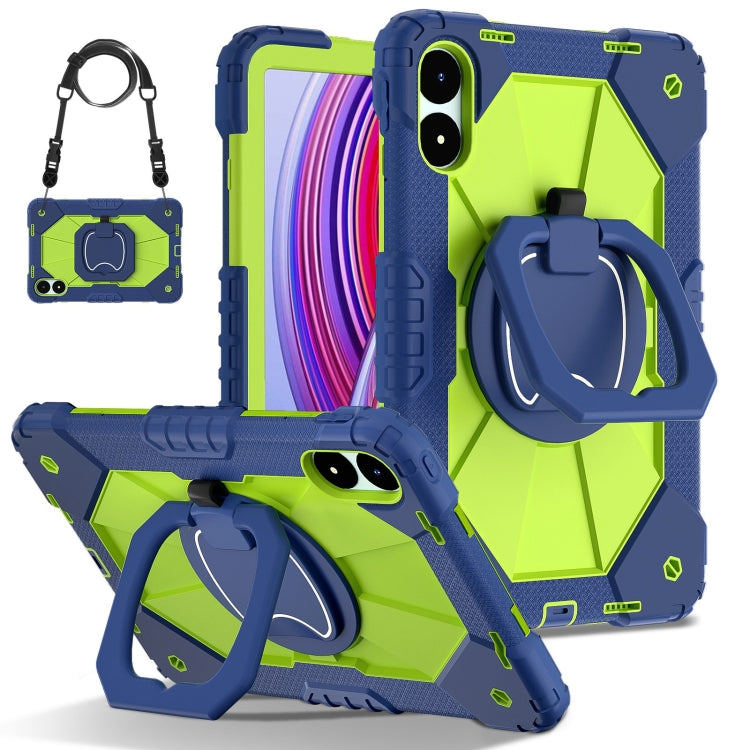 Contrast Color Robot Silicone Hybrid PC Tablet Case, For Xiaomi Poco Pad 12.1, For Xiaomi Redmi Pad Pro 12.1
