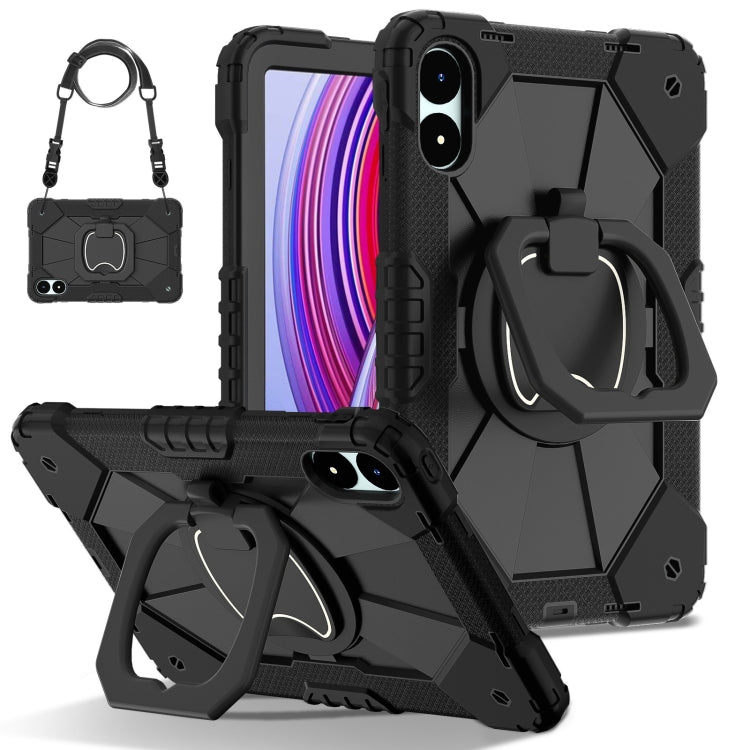 Contrast Color Robot Silicone Hybrid PC Tablet Case, For Xiaomi Poco Pad 12.1, For Xiaomi Redmi Pad Pro 12.1