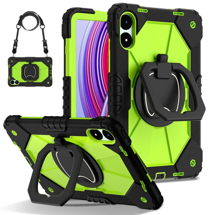 Contrast Color Robot Silicone Hybrid PC Tablet Case, For Xiaomi Poco Pad 12.1, For Xiaomi Redmi Pad Pro 12.1