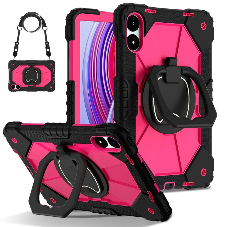 Contrast Color Robot Silicone Hybrid PC Tablet Case