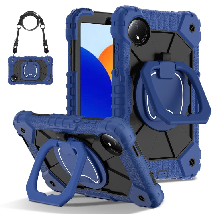 Contrast Color Robot Silicone Hybrid PC Tablet Case, For Xiaomi Redmi Pad Pro 12.1, For Xiaomi Redmi Pad SE 8.7