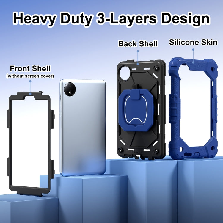 Robot Silicone Hybrid PC Tablet Case For Xiaomi Redmi Pad SE 8 7 Inch Stand