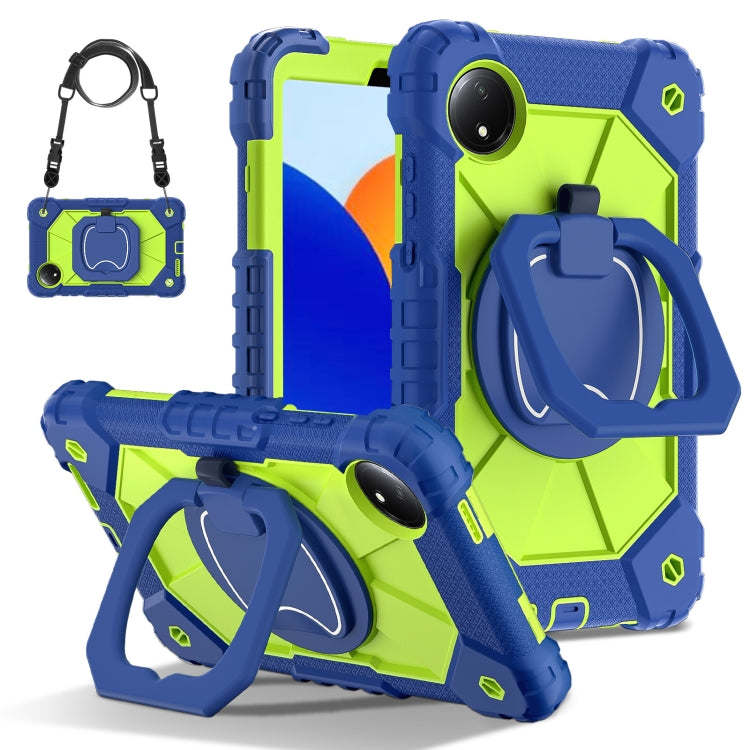 Contrast Color Robot Silicone Hybrid PC Tablet Case, For Xiaomi Redmi Pad Pro 12.1, For Xiaomi Redmi Pad SE 8.7