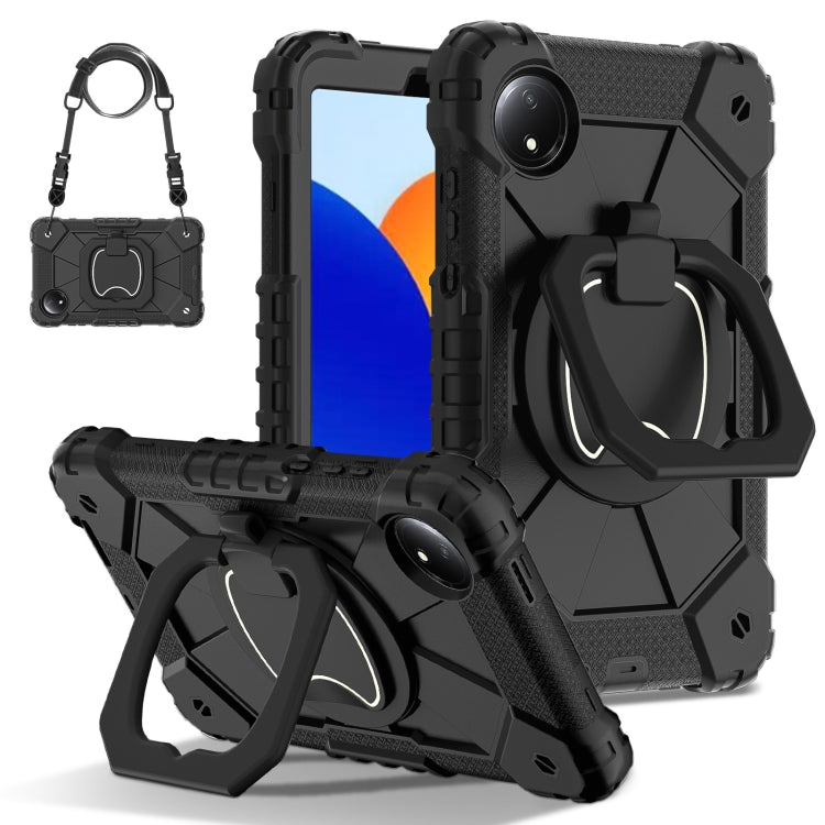 Contrast Color Robot Silicone Hybrid PC Tablet Case, For Xiaomi Redmi Pad Pro 12.1, For Xiaomi Redmi Pad SE 8.7