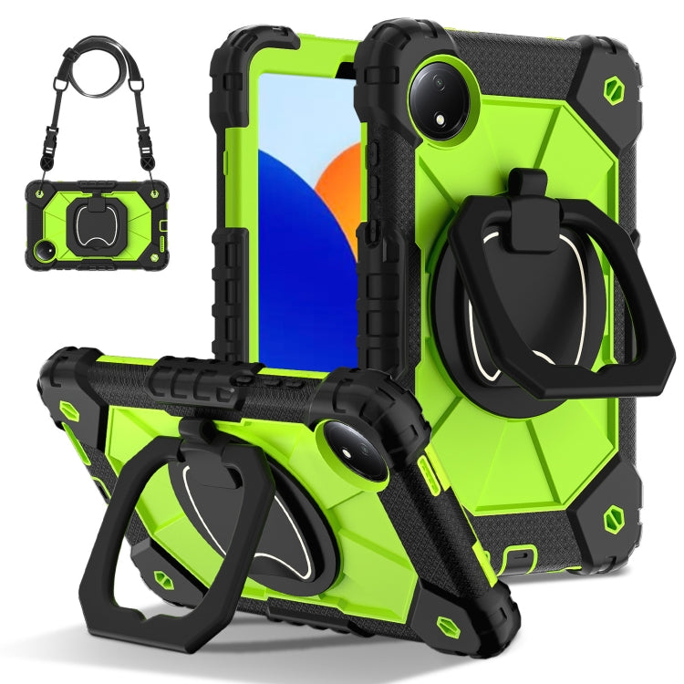 Contrast Color Robot Silicone Hybrid PC Tablet Case, For Xiaomi Redmi Pad Pro 12.1, For Xiaomi Redmi Pad SE 8.7