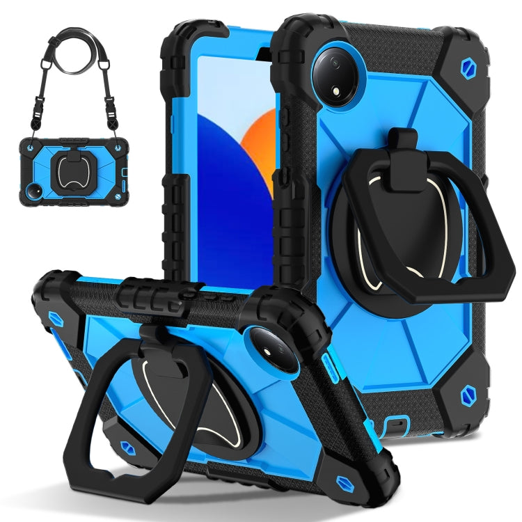 Contrast Color Robot Silicone Hybrid PC Tablet Case, For Xiaomi Redmi Pad Pro 12.1, For Xiaomi Redmi Pad SE 8.7