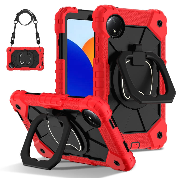 Contrast Color Robot Silicone Hybrid PC Tablet Case