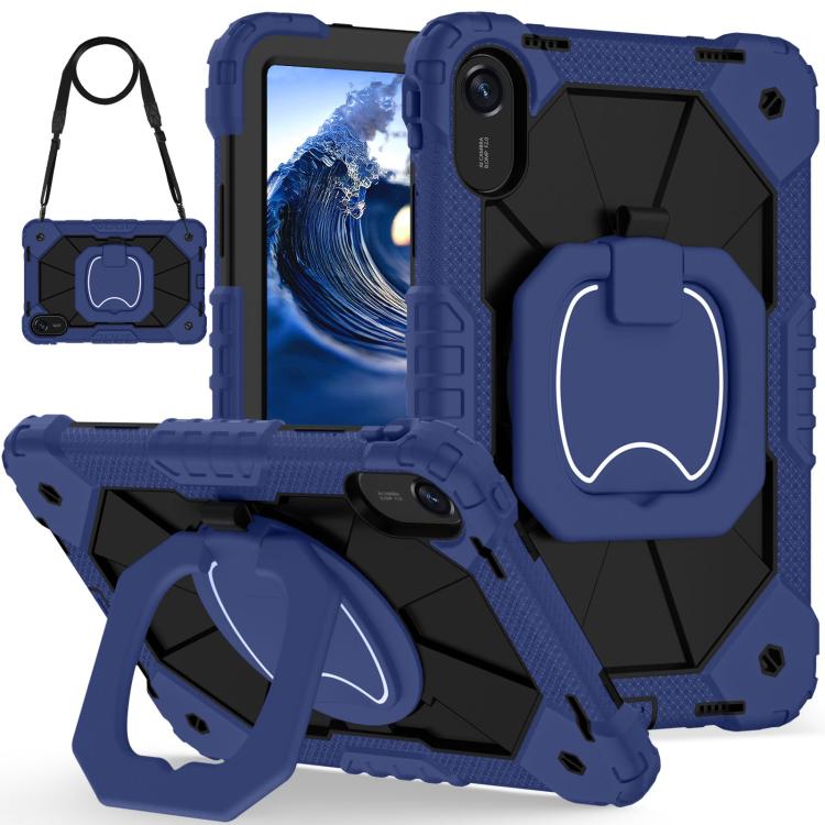 Contrast Color Robot Silicone Hybrid PC Tablet Case