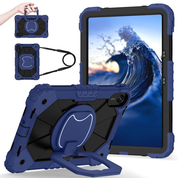 Contrast Color Robot Silicone Hybrid PC Tablet Case