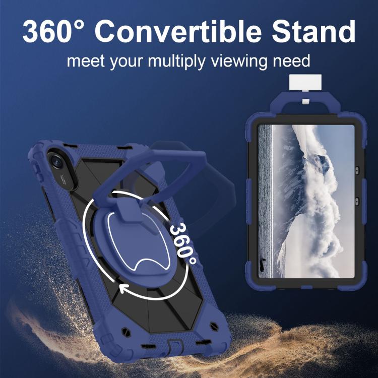 Contrast Color Robot Silicone Hybrid PC Tablet Case