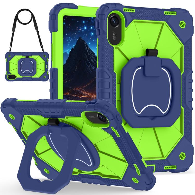 Contrast Color Robot Silicone Hybrid PC Tablet Case