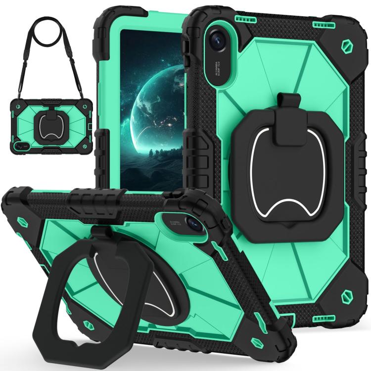 Contrast Color Robot Silicone Hybrid PC Tablet Case