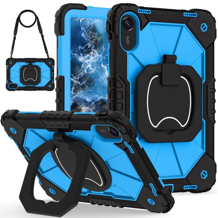 Contrast Color Robot Silicone Hybrid PC Tablet Case