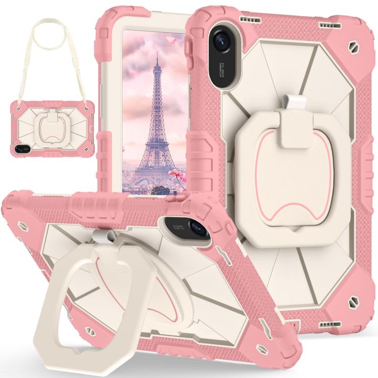 Contrast Color Robot Silicone Hybrid PC Tablet Case