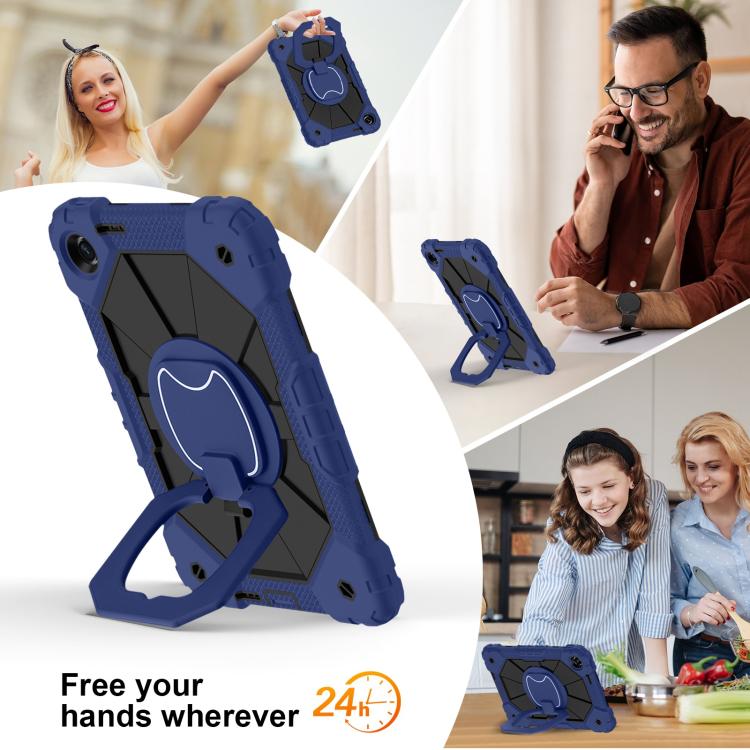 Contrast Color Robot Silicone Hybrid PC Tablet Case, For Xiaomi Redmi Pad 2 SE 9.7 2026, For Xiaomi Redmi Pad 2 11 2025