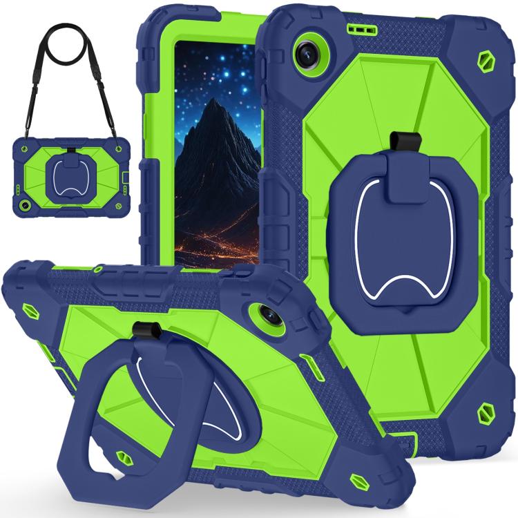 Contrast Color Robot Silicone Hybrid PC Tablet Case, For Xiaomi Redmi Pad 2 SE 9.7 2026, For Xiaomi Redmi Pad 2 11 2025