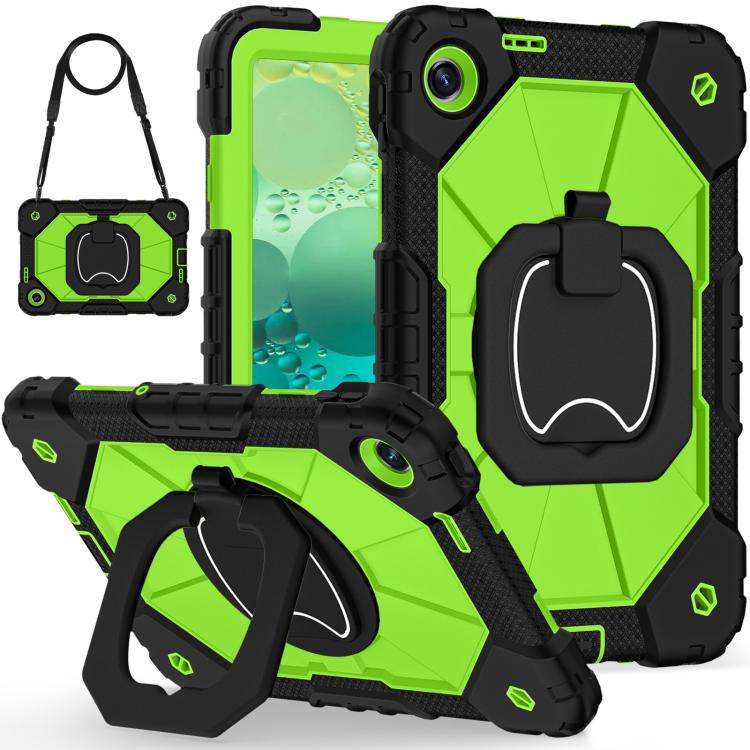 Contrast Color Robot Silicone Hybrid PC Tablet Case, For Xiaomi Redmi Pad 2 SE 9.7 2026, For Xiaomi Redmi Pad 2 11 2025