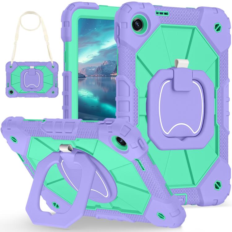 Contrast Color Robot Silicone Hybrid PC Tablet Case, For Xiaomi Redmi Pad 2 SE 9.7 2026, For Xiaomi Redmi Pad 2 11 2025