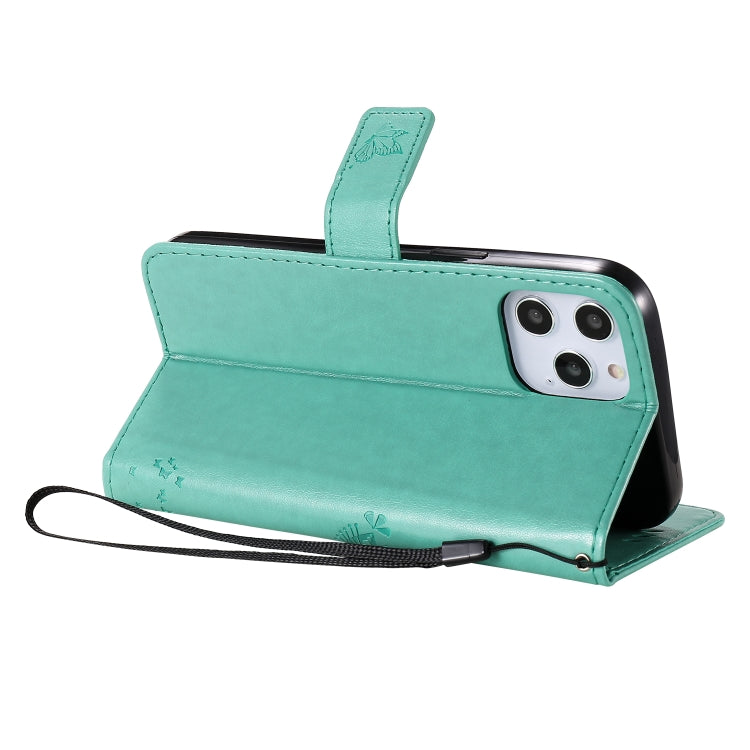 Tree & Cat Embossed Pattern Horizontal Flip Leather Case with Holder & Card Slots & Wallet & Lanyard, For iPhone 12 Pro Max, For LG G9