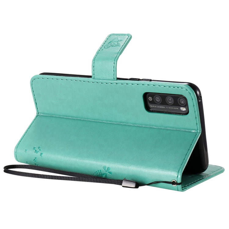 Tree & Cat Embossed Pattern Horizontal Flip Leather Case with Holder & Card Slots & Wallet & Lanyard, For Huawei Enjoy Z 5G, For Huawei Honor X10 5G