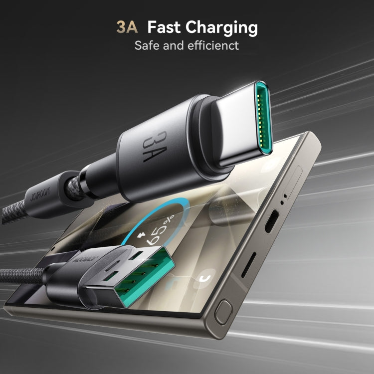 JOYROOM S-A50 3A 480Mbps Fast Charging Data Cable, Length: 1.2m, USB-A to Type-C Cable, USB-A to 8 Pin Cable, Type-C to Type-C Cable, Type-C to 8 Pin Cable