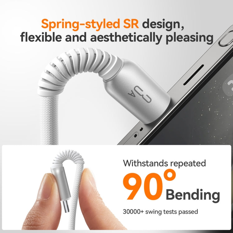 JOYROOM S-A51 Cutting-Edge Series 3A Fast Charging Data Cable, Length: 1.2m, USB-A to Type-C Cable, USB-A to 8 Pin Cable, Type-C to Type-C Cable, Type-C to 8 Pin Cable