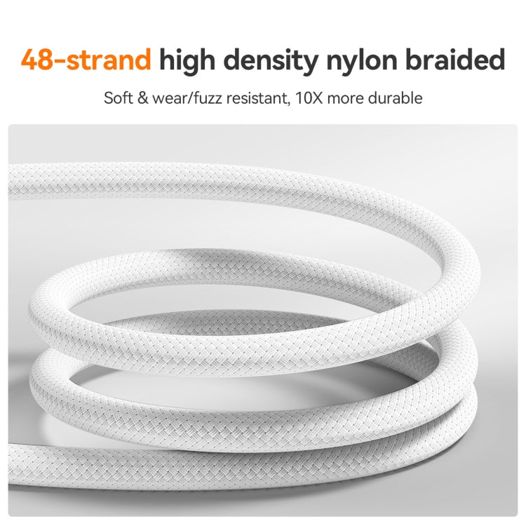 JOYROOM S-A51 Cutting-Edge Series 3A Fast Charging Data Cable, Length: 1.2m, USB-A to Type-C Cable, USB-A to 8 Pin Cable, Type-C to Type-C Cable, Type-C to 8 Pin Cable