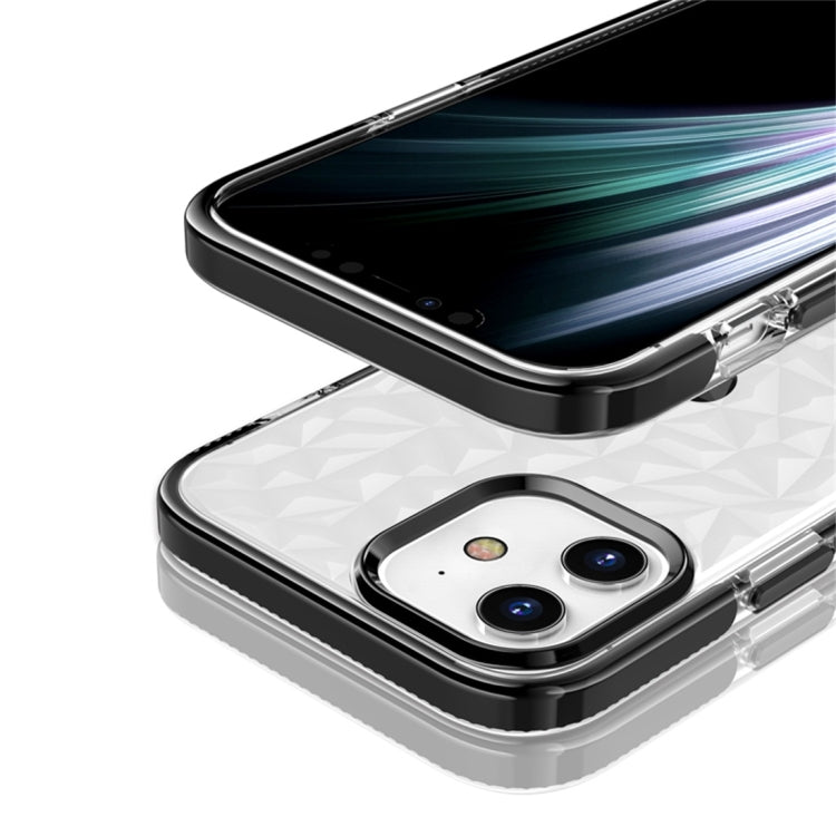 Shockproof Diamond Texture TPU Protective Case, For iPhone 12 / 12 Pro, For iPhone 12 Pro Max