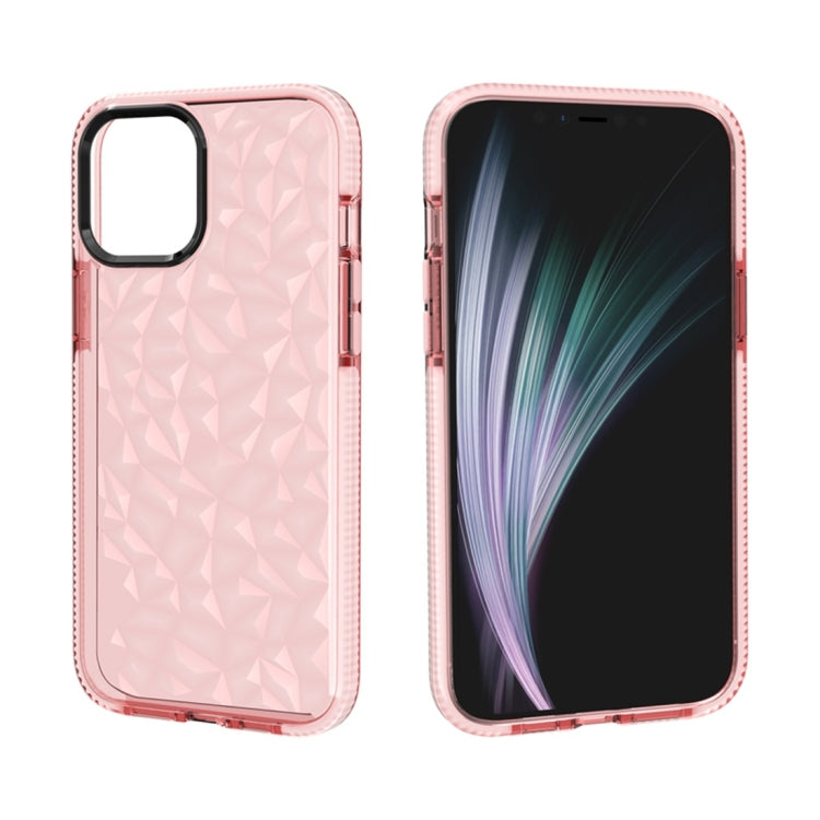 Shockproof Diamond Texture TPU Protective Case, For iPhone 12 / 12 Pro, For iPhone 12 Pro Max