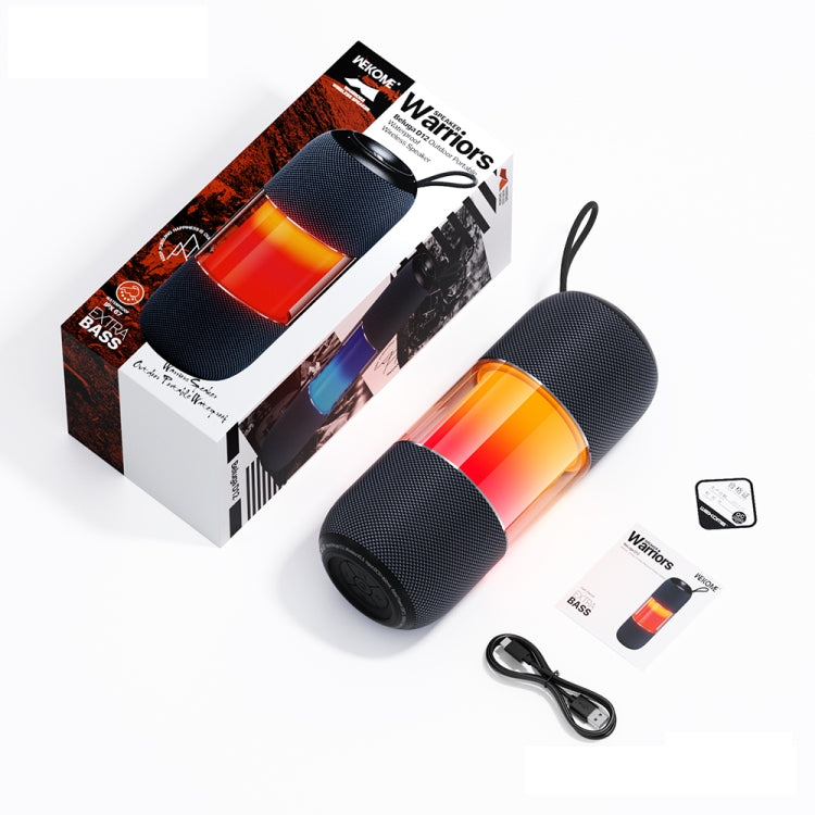 WK Beluga D12 Warrior Outdoor Waterproof Portable Bluetooth Speaker, D12 (Black)