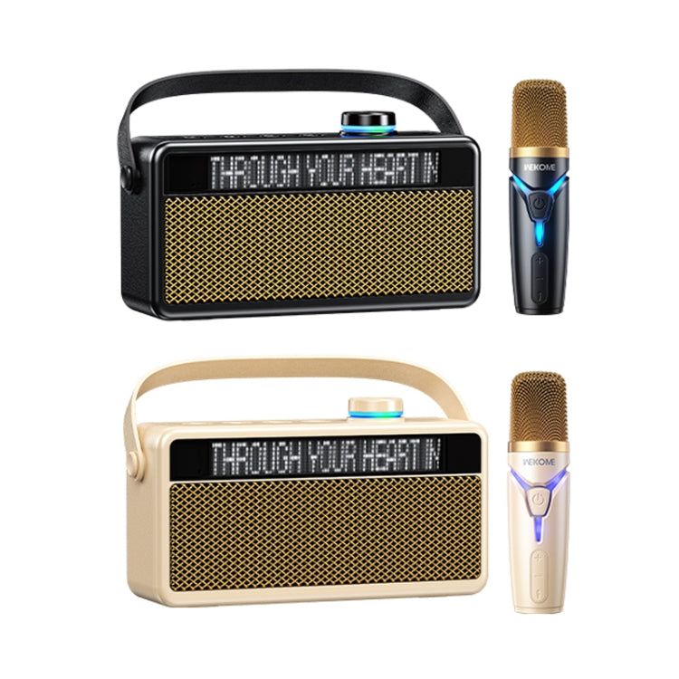 WK Beluga D17 Lyrics Bluetooth Speaker, D17 (Black), D17 (Beige)