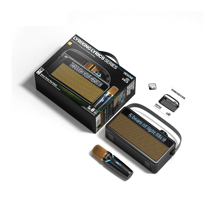 WK Beluga D17 Lyrics Bluetooth Speaker, D17 (Black), D17 (Beige)