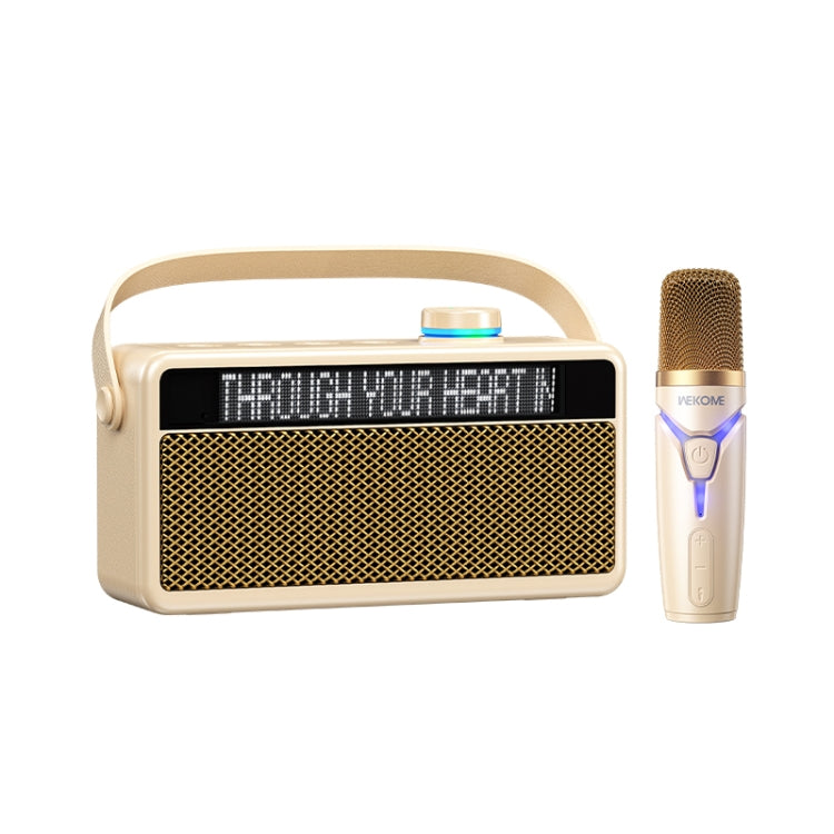 WK Beluga D17 Lyrics Bluetooth Speaker, D17 (Black), D17 (Beige)