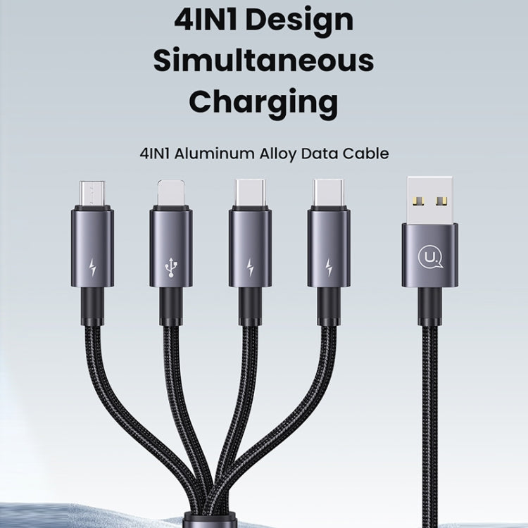 USAMS SJ739 1.2m 4 in 1 Type-C Fast Charging Cable, SJ739