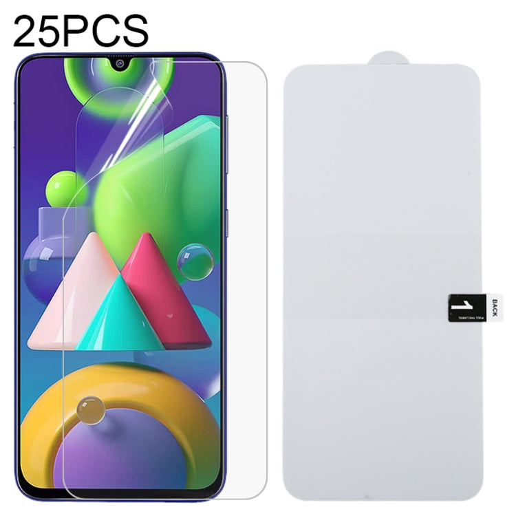 25 PCS Full Screen Protector Explosion-proof Hydrogel Film, For iPhone 12 mini, For iPhone 12 / 12 Pro, For iPhone 12 Pro Max, For Samsung Galaxy A11, For Samsung Galaxy M21, For Samsung Galaxy M31, For Samsung Galaxy A41, For Samsung Galaxy Note20����...