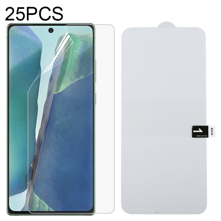 25 PCS Full Screen Protector Explosion-proof Hydrogel Film, For iPhone 12 mini, For iPhone 12 / 12 Pro, For iPhone 12 Pro Max, For Samsung Galaxy A11, For Samsung Galaxy M21, For Samsung Galaxy M31, For Samsung Galaxy A41, For Samsung Galaxy Note20����...