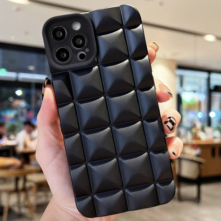 3D Grid TPU Phone Case, For iPhone 15 Pro Max, For iPhone 15 Pro, For iPhone 15 Plus