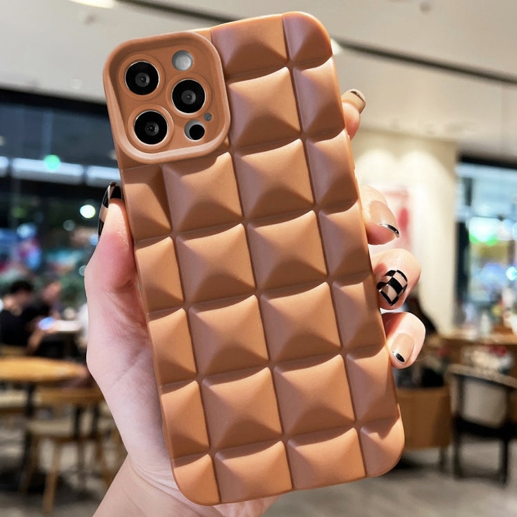 3D Grid TPU Phone Case, For iPhone 15 Pro Max, For iPhone 15 Pro, For iPhone 15 Plus