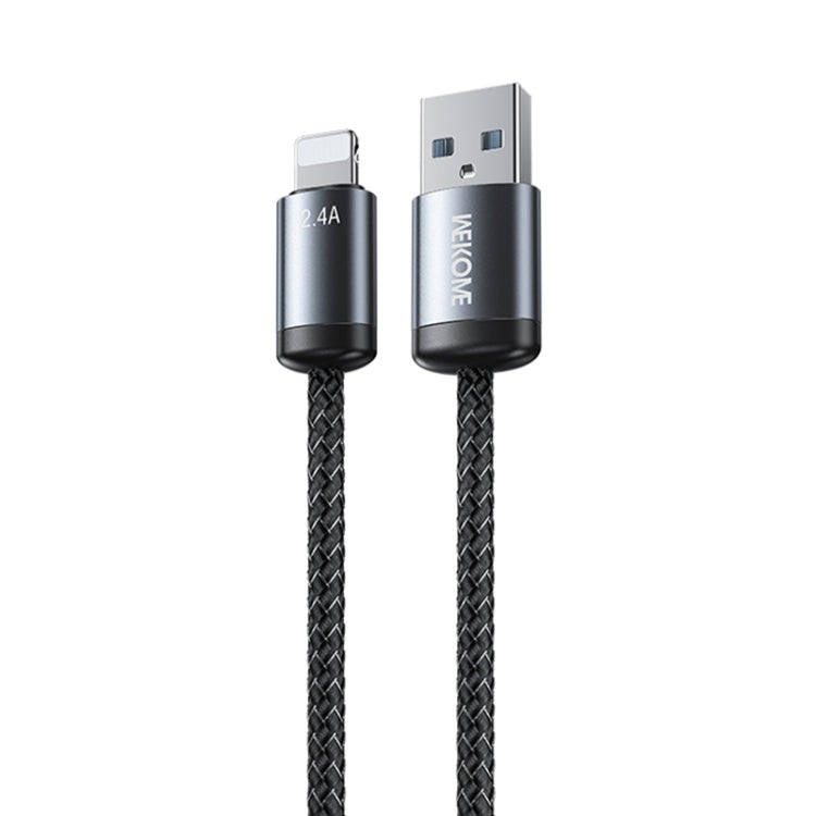 WK WDC-32i Raython Gen2 1m 2.4A USB to 8 Pin Fast Charging Data Cable, WDC-32i