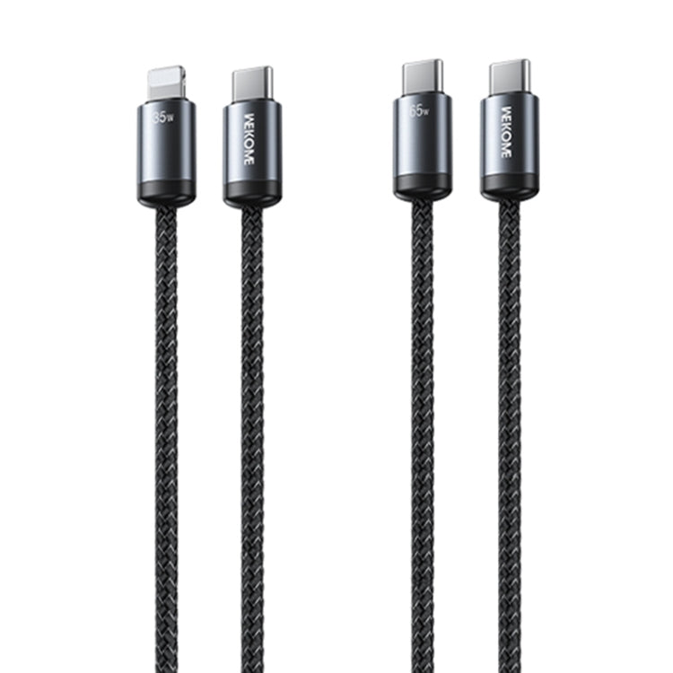 Câble de données de charge rapide WK WDC-33 Raython Gen2 1 m PD35W Type-C vers 8 broches, WDC-33