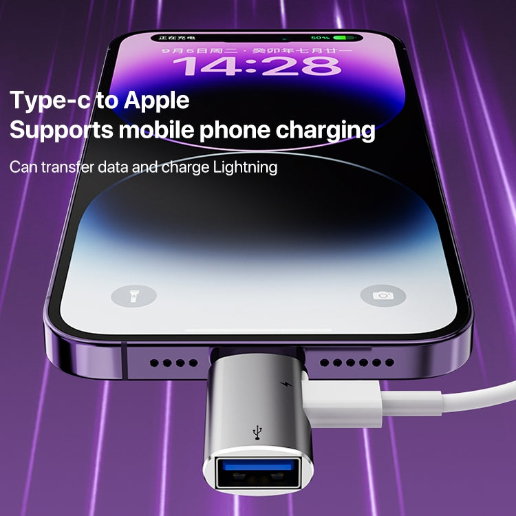 8 Pin to USB, USB-C / Type-C OTG Adapter, 8 Pin to USB, Type-C