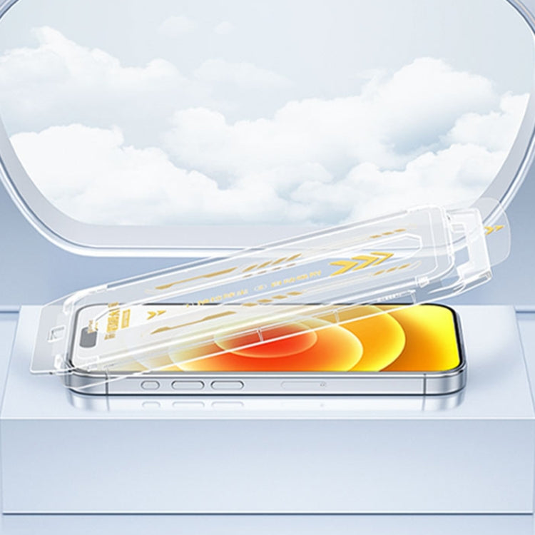 WK WTP-084 Speedy Series Dust-free Warehouse HD Tempered Glass Film, For iPhone 15 Pro Max, For iPhone 15 Pro, For iPhone 15 Plus, For iPhone 15