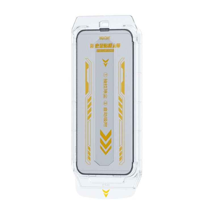 WK WTP-085 Speedy Series Dust-free Warehouse Anti-peeping Tempered Glass Film, For iPhone 15 Pro Max, For iPhone 15 Pro, For iPhone 15 Plus, For iPhone 15