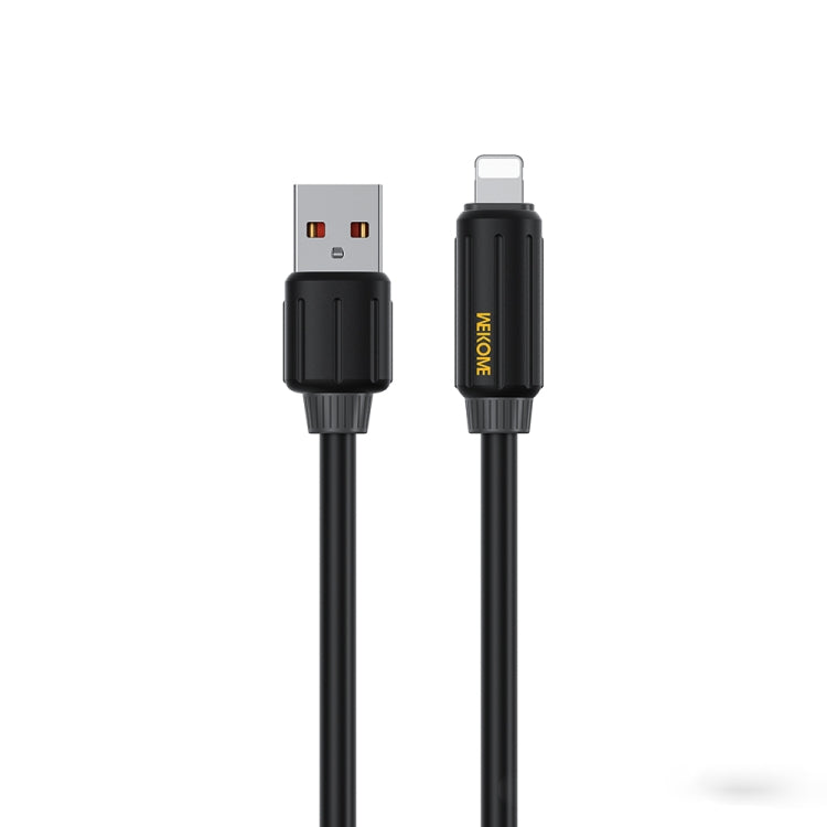 WK WDC-27i Elastic Genuine Silicone 1m 12W USB to 8 Pin Fast Charging Data Cable, WDC-27i